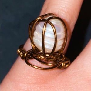 Handmade wire ring